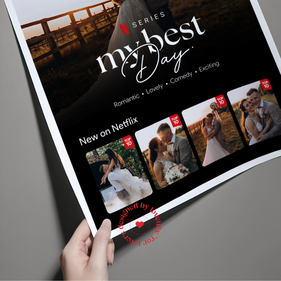 Netflix Temalı Poster | Kişiye Özel Poster