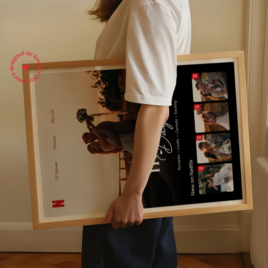 Netflix Temalı Poster | Kişiye Özel Poster