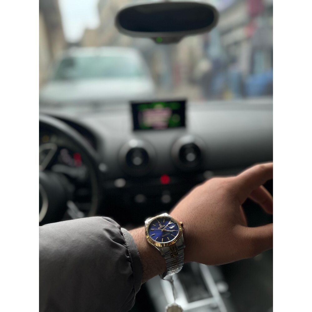 Marka Model Lacivert Kadranlı Çelik Erkek Saat