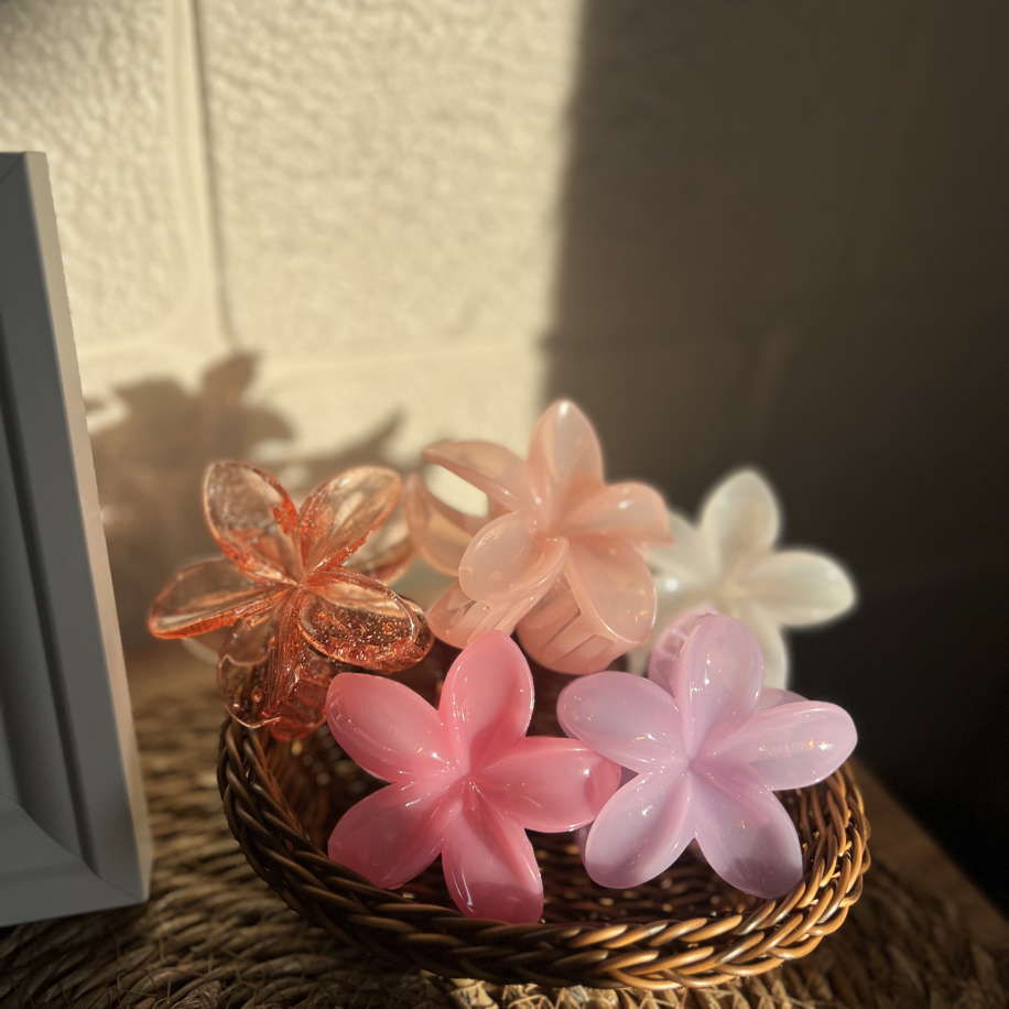 Simli Lotus Saç Tokası