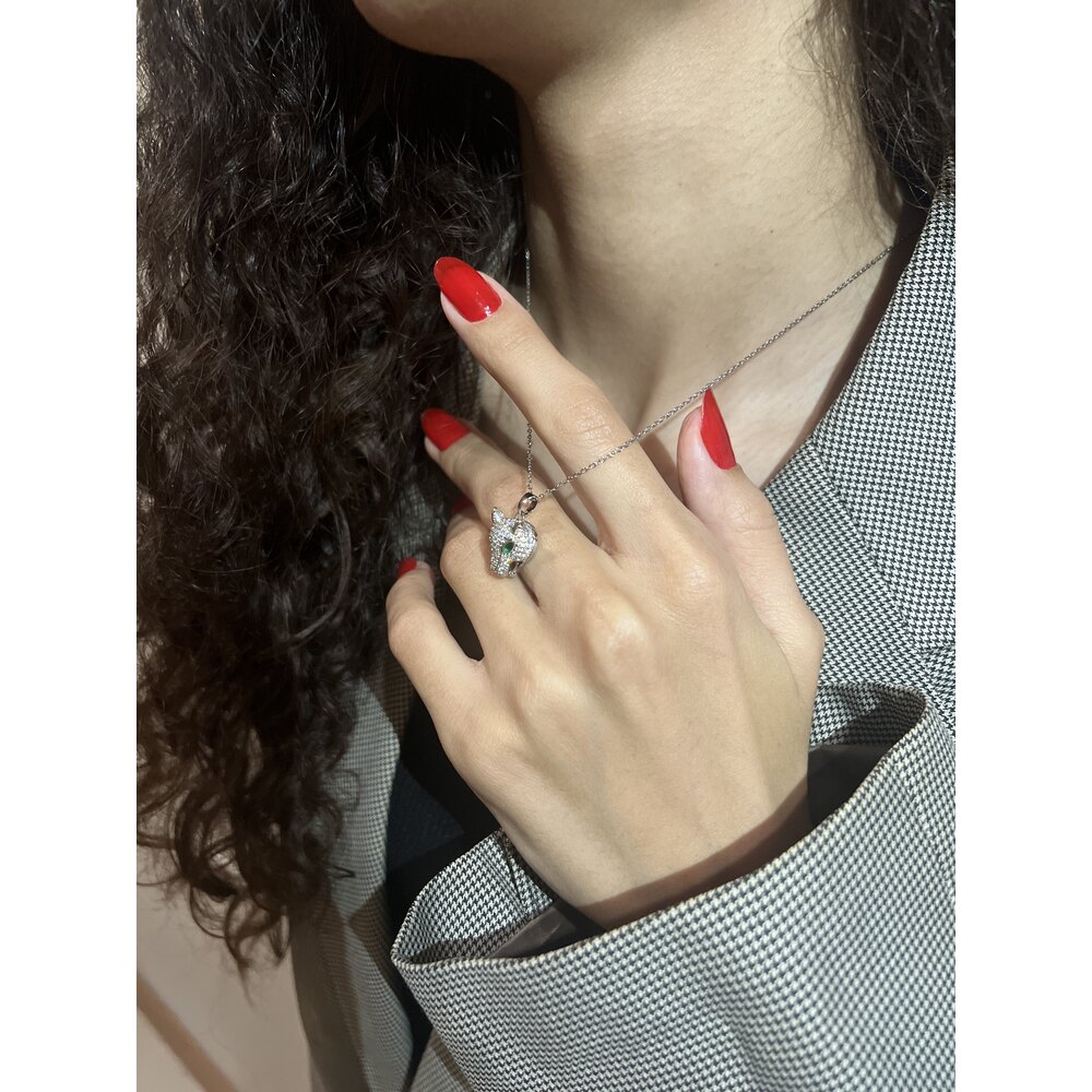Çelik | Silver Panthere Kolye