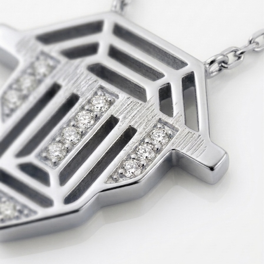 Çelik | Silver Badge Kolye