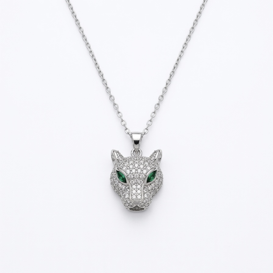 Çelik | Silver Panthere Kolye