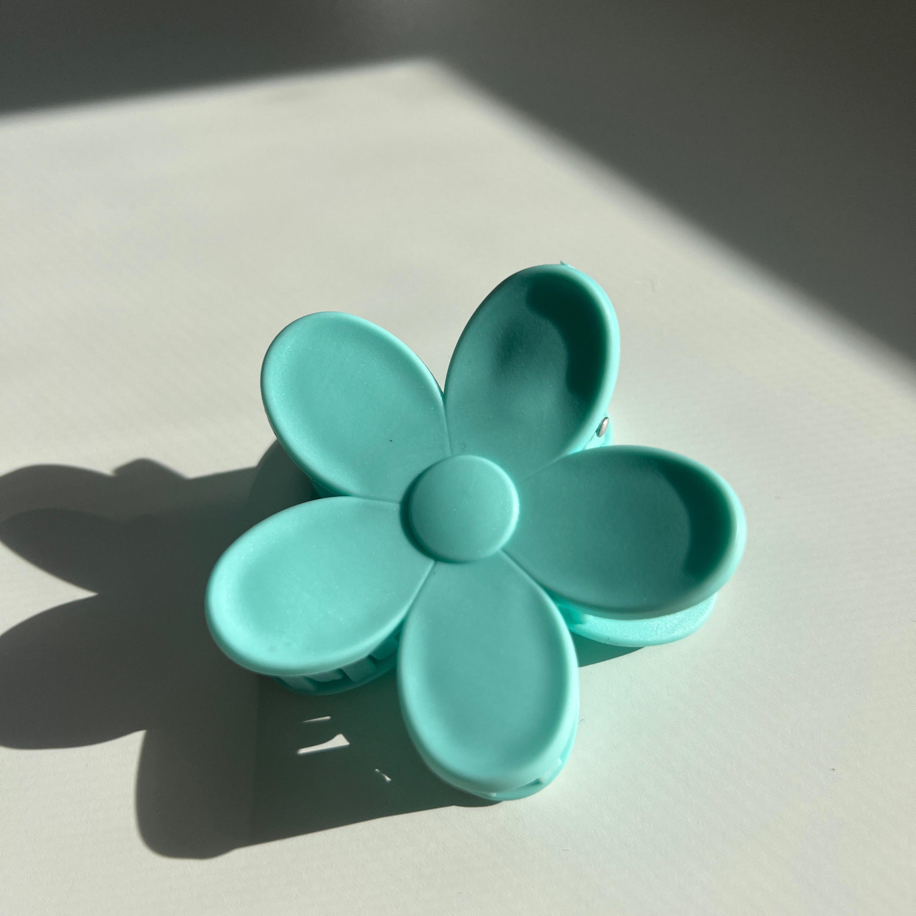 Baby Blue Flower Clips Saç Tokası