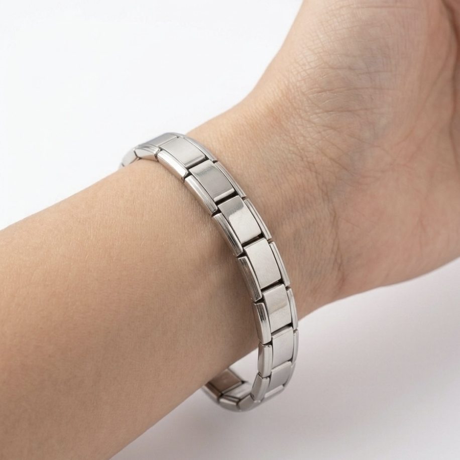 Çelik Silver Nomination Unisex Bileklik