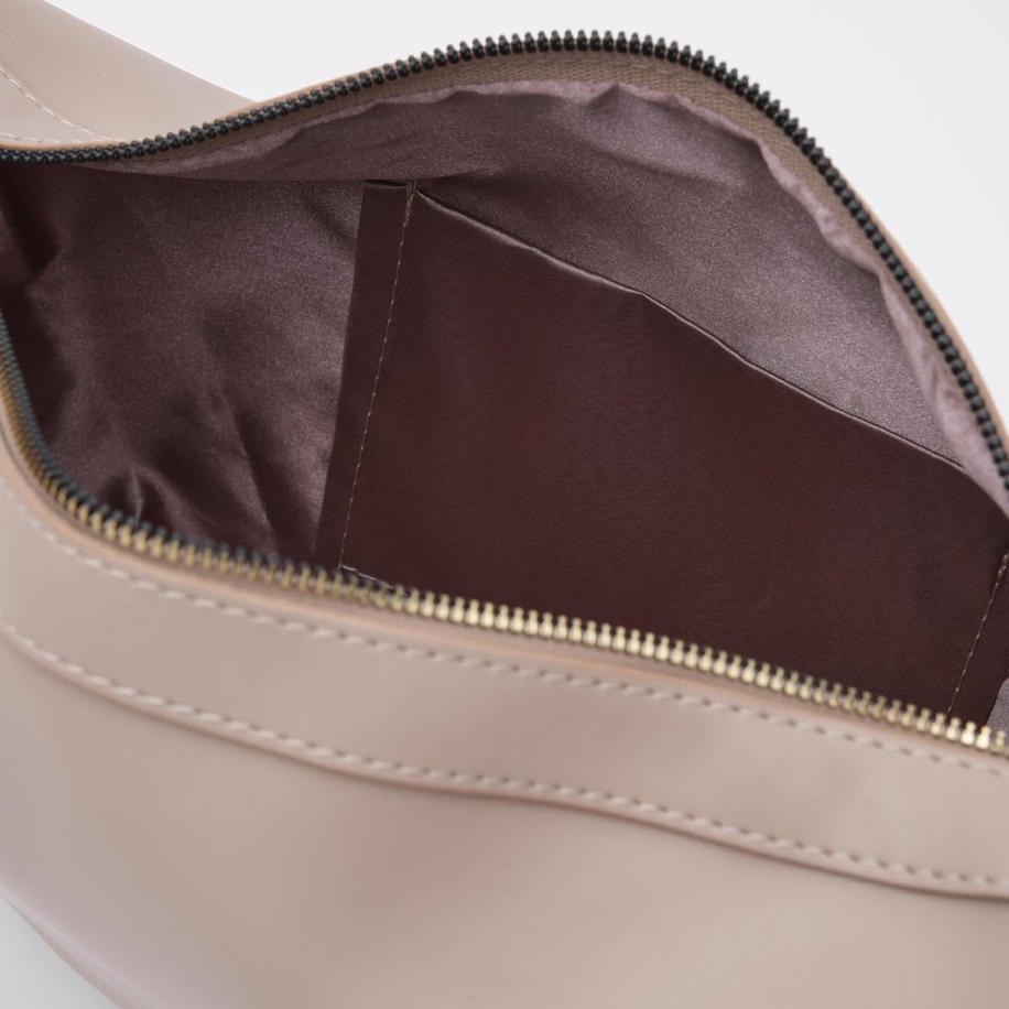 ZR Model Bej Oval Çanta