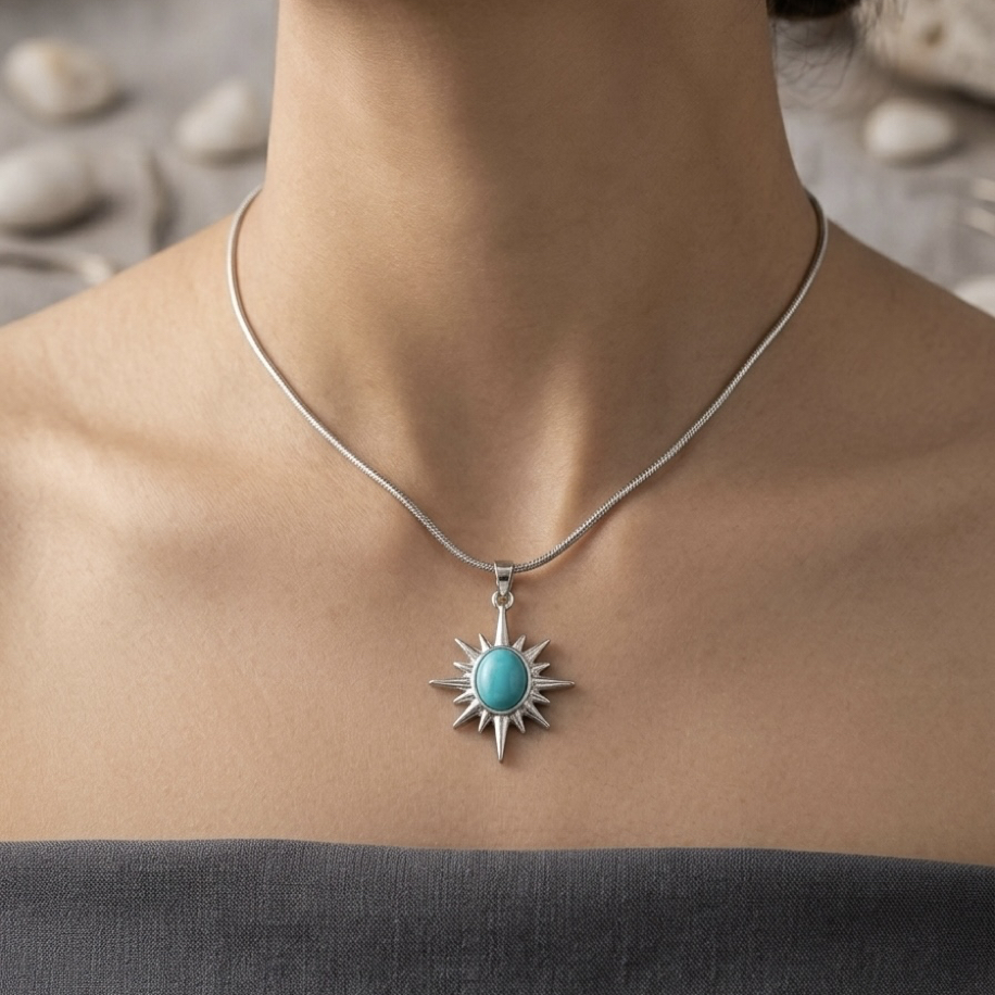 Çelik | Silver Sirius Kolye