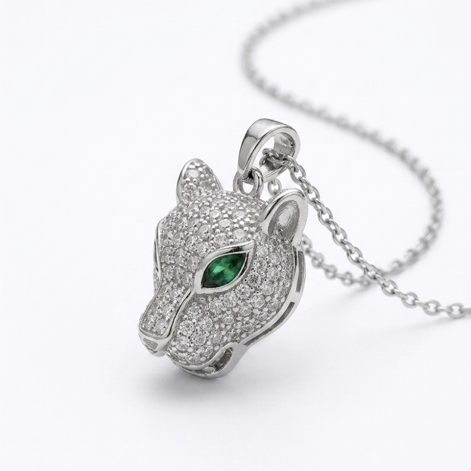 Çelik | Silver Panthere Kolye