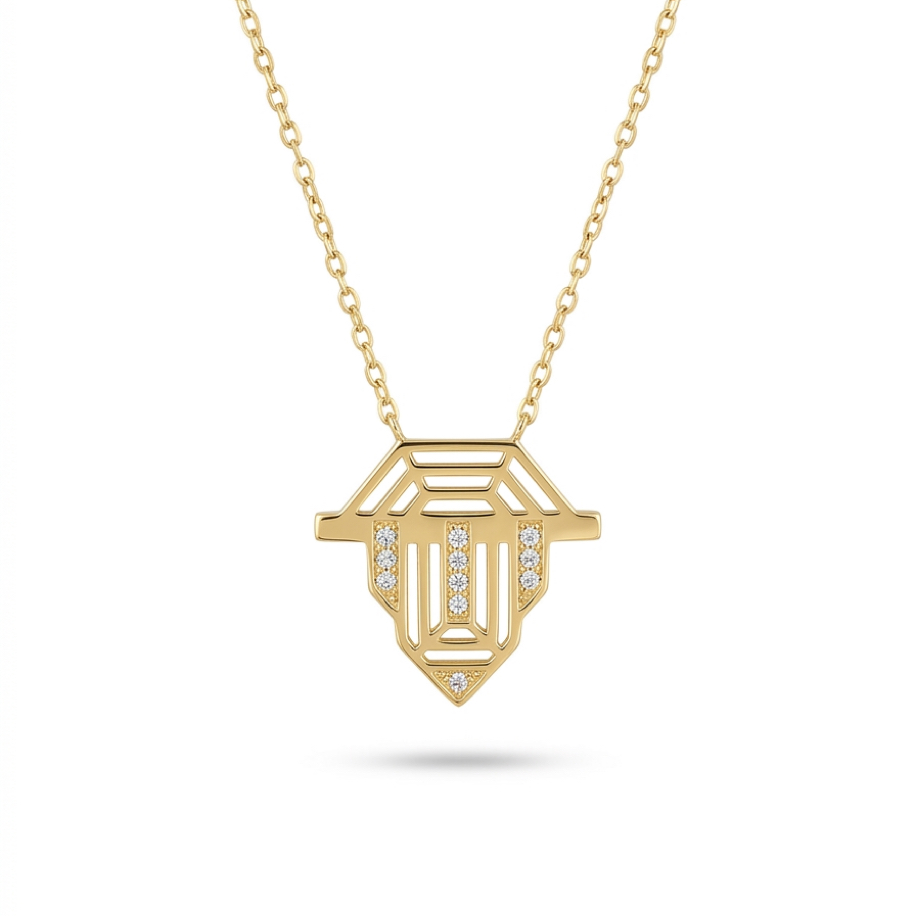 Çelik | Gold Badge Kolye
