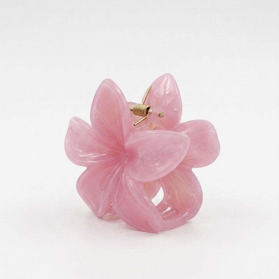 Pembe Lotus Saç Tokası