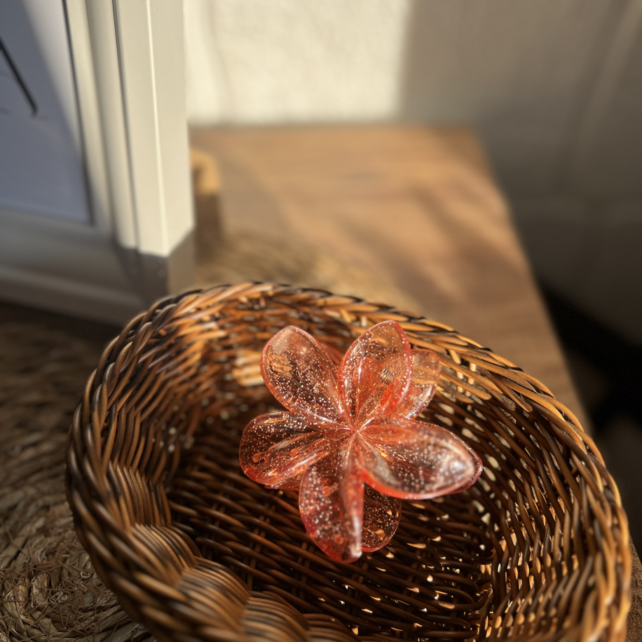 Simli Lotus Saç Tokası