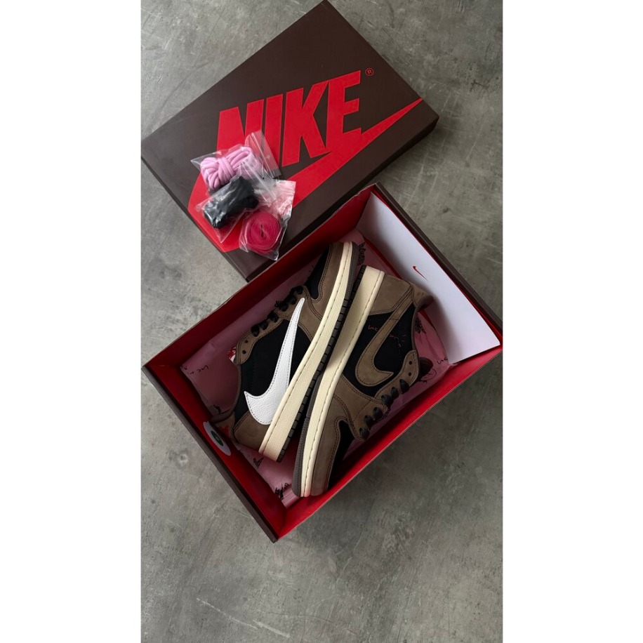 Air Jordan 1 Low OG x “Travis Scott Dark Mocha” | Luxiana Shoes