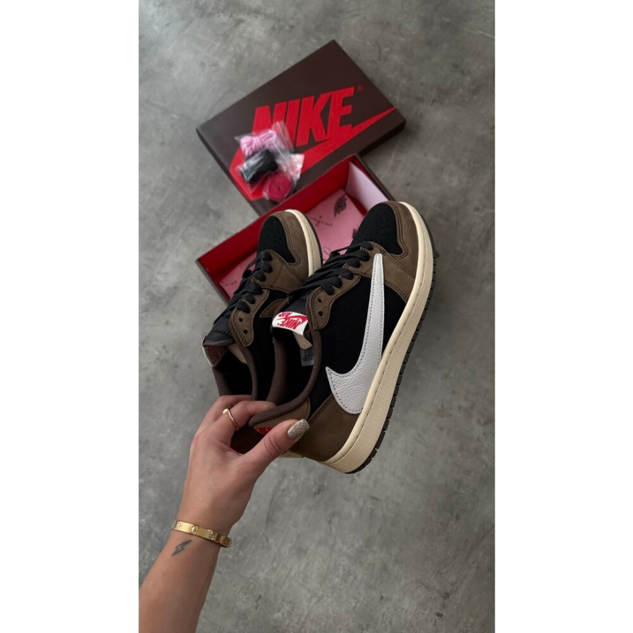 Air Jordan 1 Low OG x “Travis Scott Dark Mocha” | Luxiana Shoes