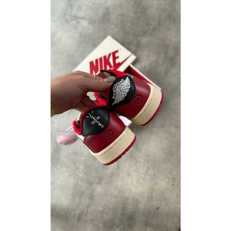 Air Jordan 1 Low OG x “Travis Scott” Black Red | Luxiana Shoes
