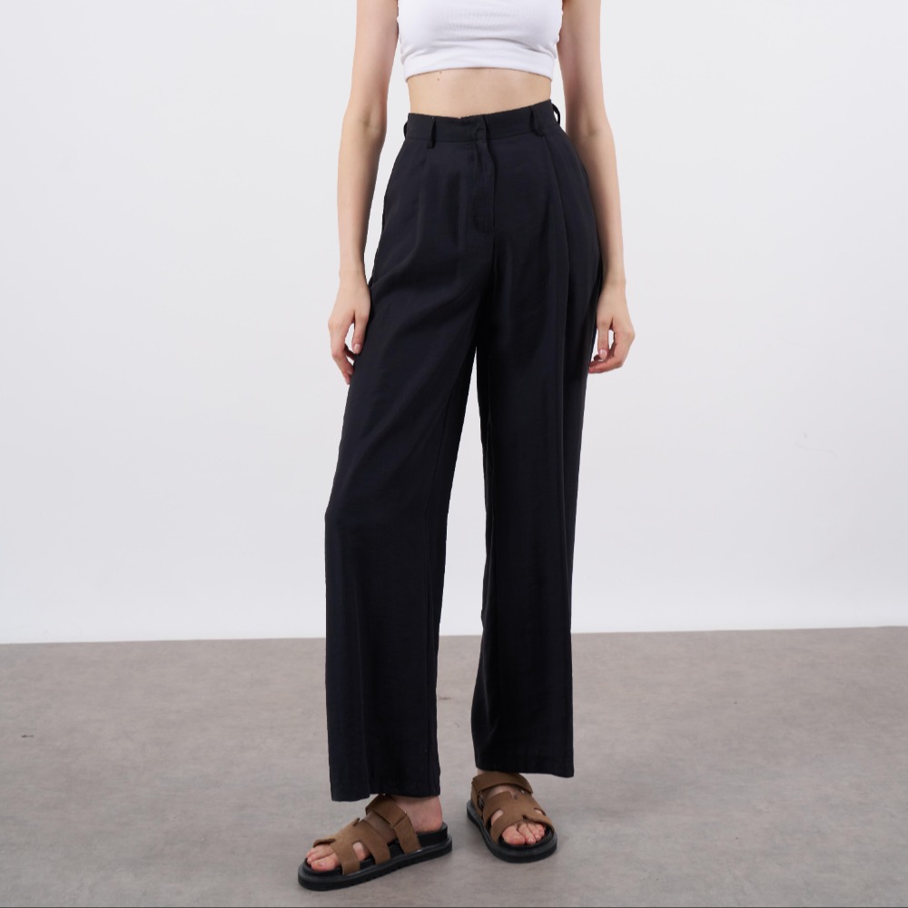 TENCEL SİYAH PANTOLON