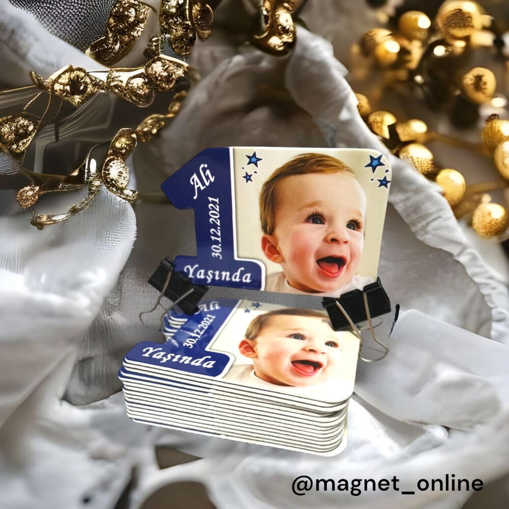 1 veya 2 Rakam Şeklinde Magnet