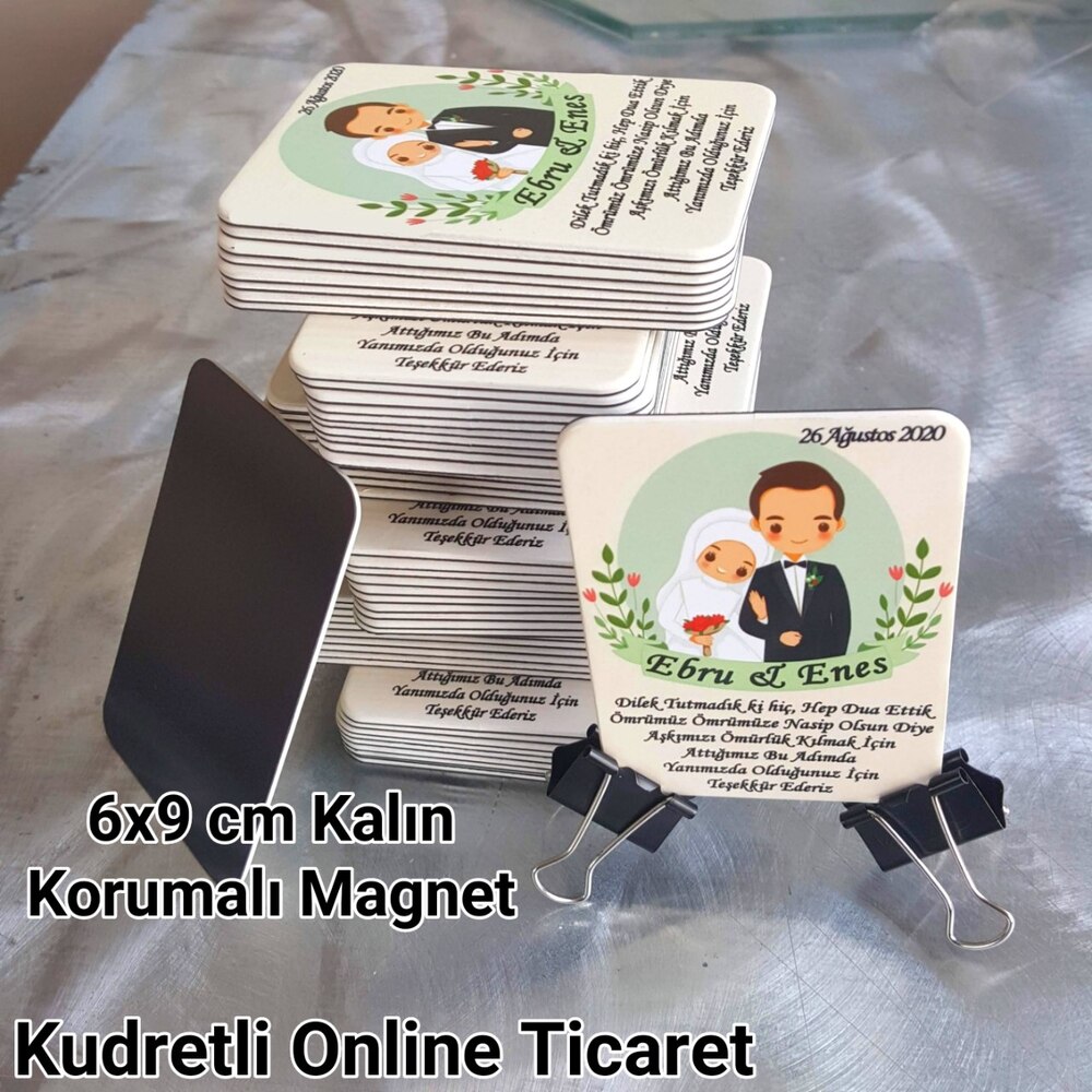 6x9cm Korumalı KALIN Magnet
