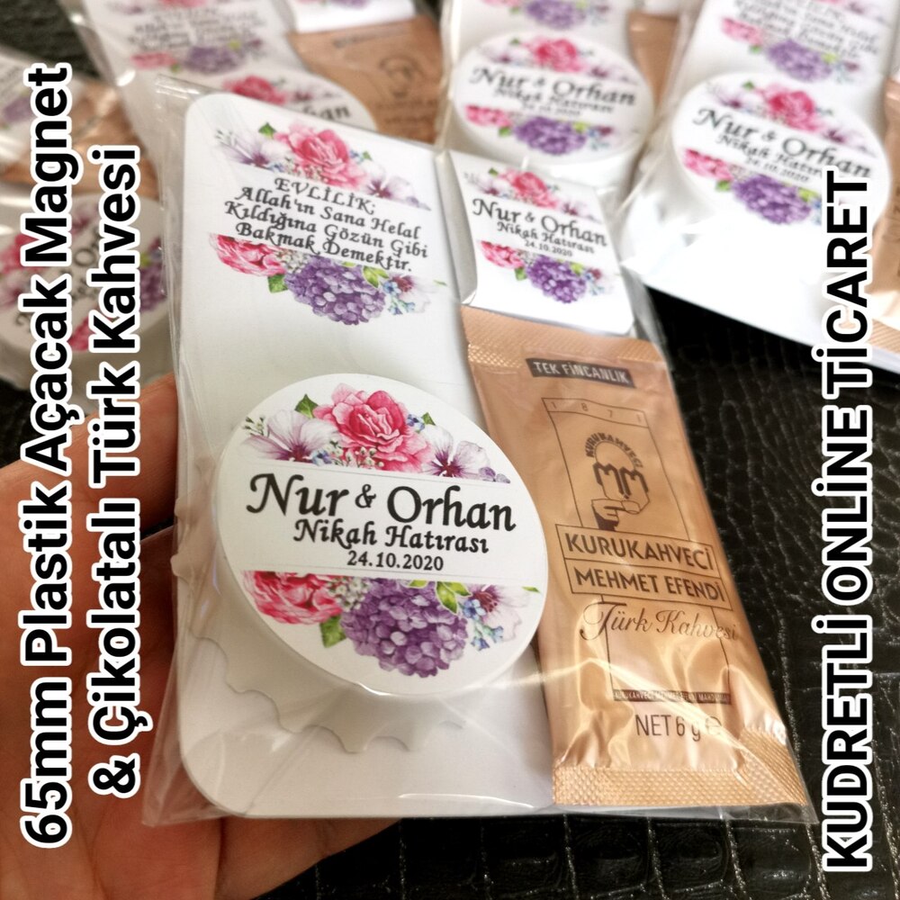 Kahve Paketi (+ Plastik Açacak +Çikolata)
