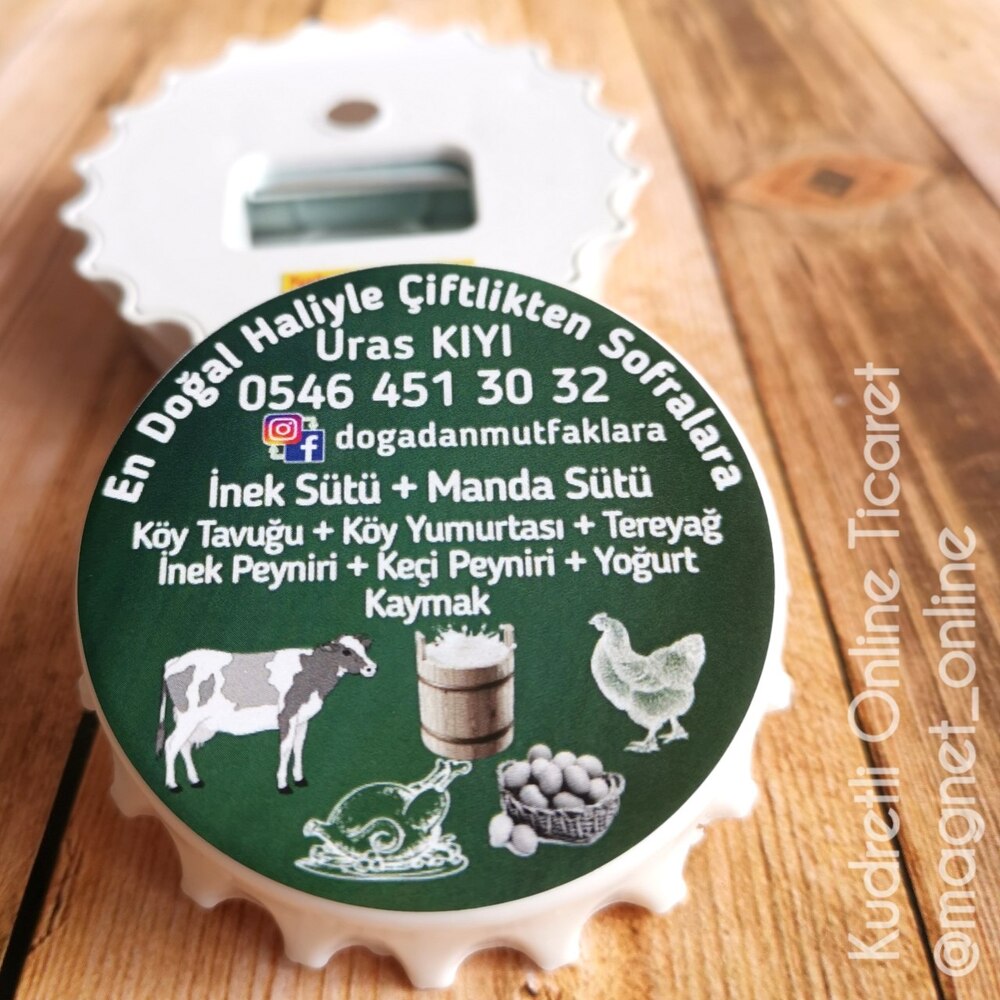 100 Adet Plastik Açacak Magnet (18 TL)