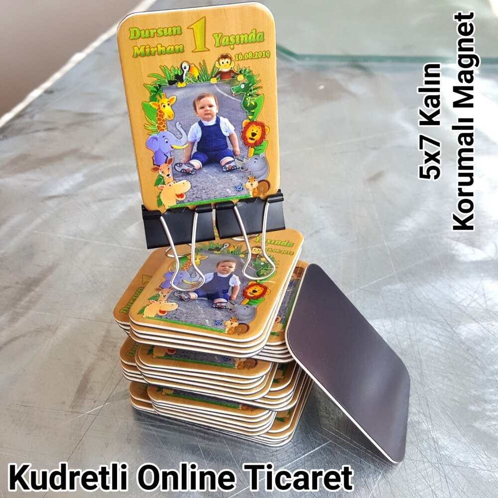 5x7cm Korumalı KALIN Magnet
