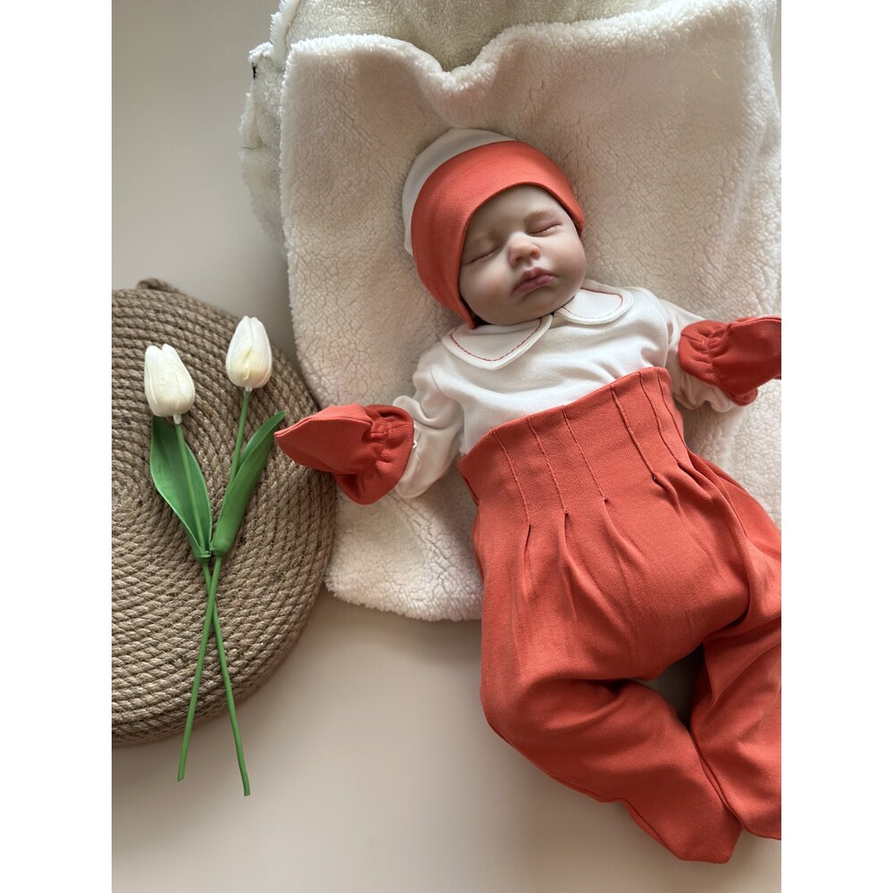 Kiremit 4’lü Hastane Çıkışı (Body, Pantolon, Bere, Eldiven)