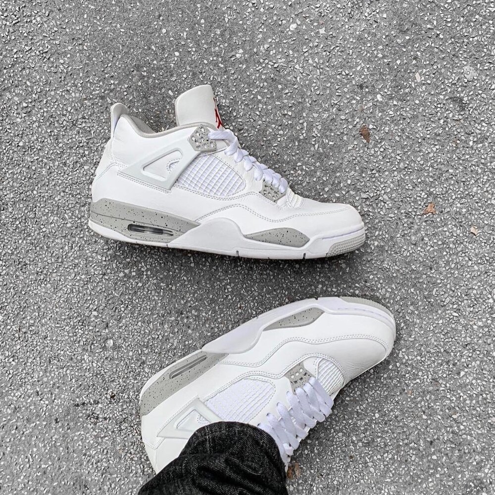 Nike Air Jordan Retro 4 White Oreo 
