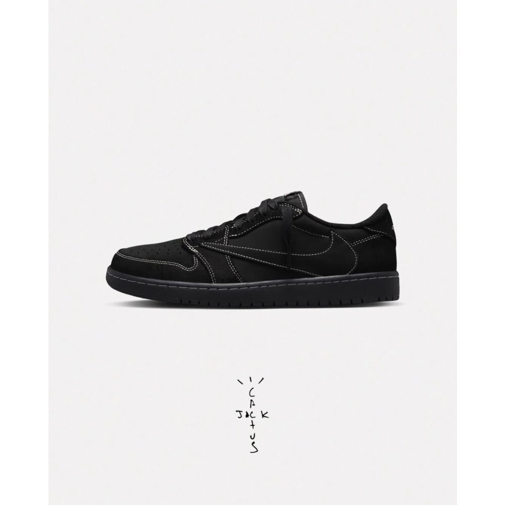 Nike Air Jordan 1 Low X Travis Scott ‘’Black Phantom’’