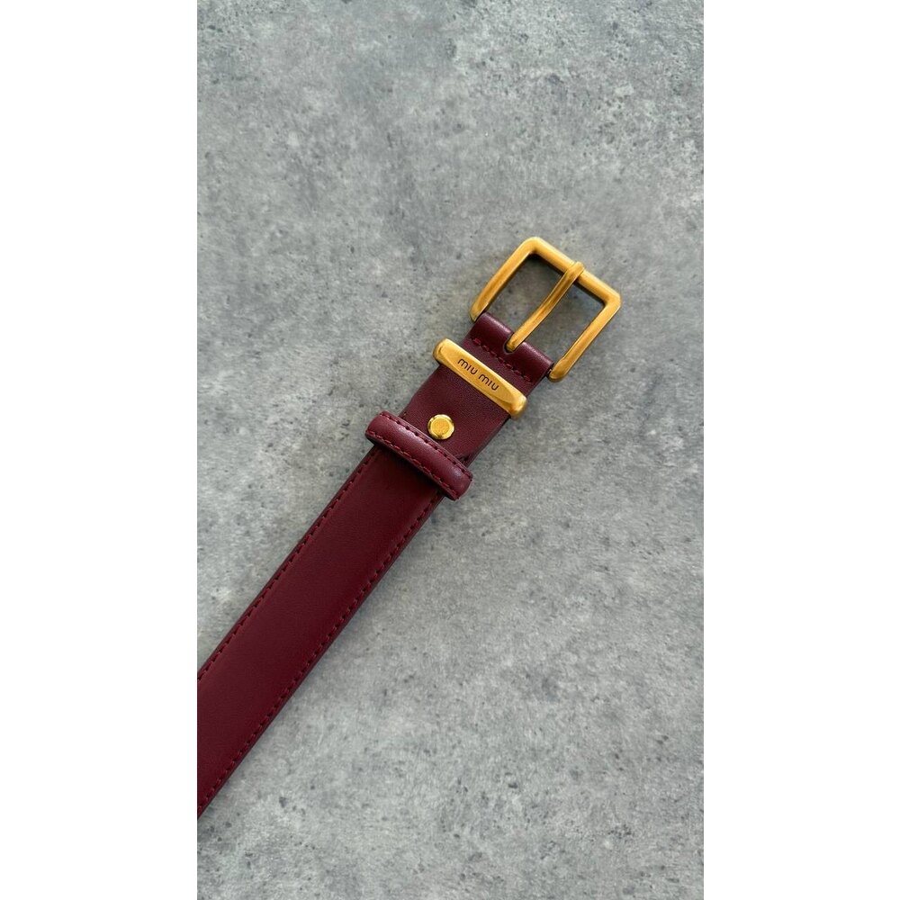 Miu miu bordo kemer