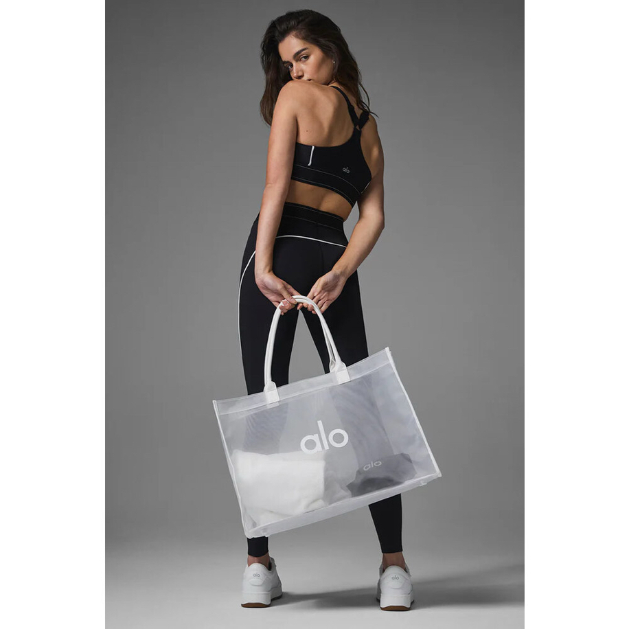 Alo Sheer Tote Bag White