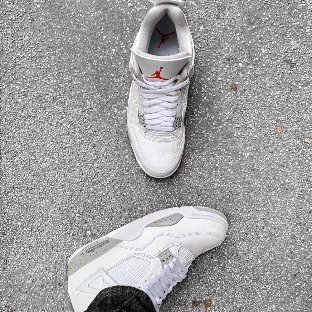 Nike Air Jordan Retro 4 White Oreo 