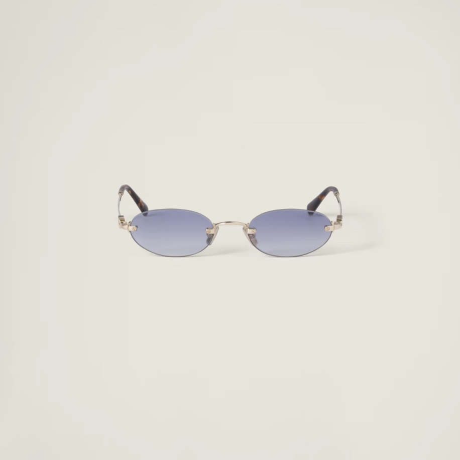 Miu Miu oval blue