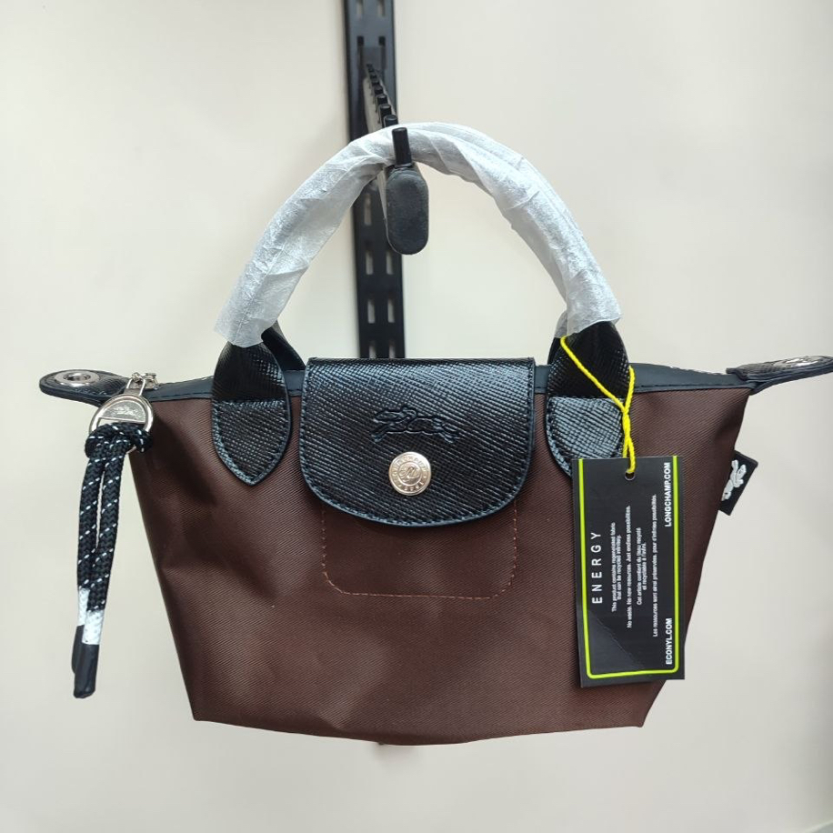 Longchamp Le Pliage Brown Energy small
