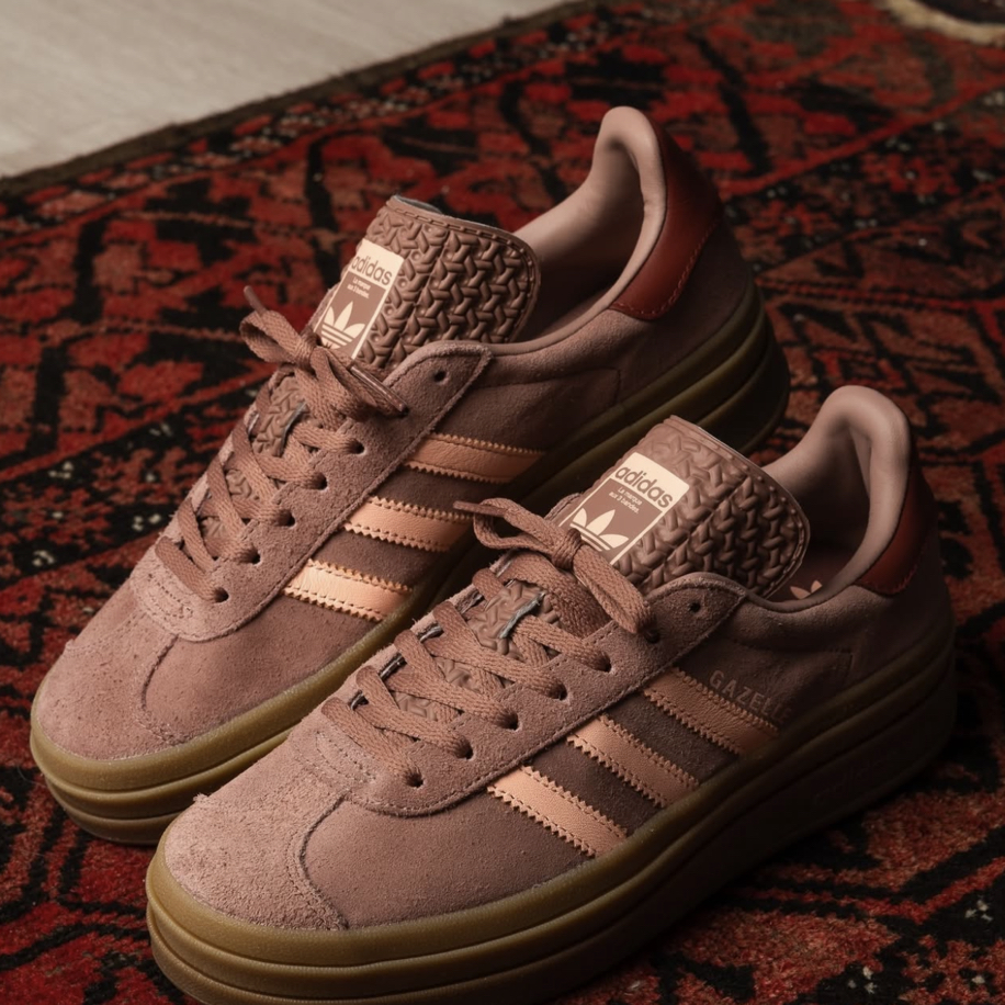 Adidas Gazelle Bold Warm Clay Clear Orange Preloved Ruby