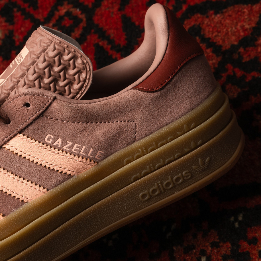 Adidas Gazelle Bold Warm Clay Clear Orange Preloved Ruby