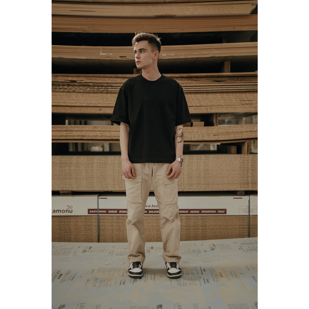Second Oversize T-Shirt Siyah