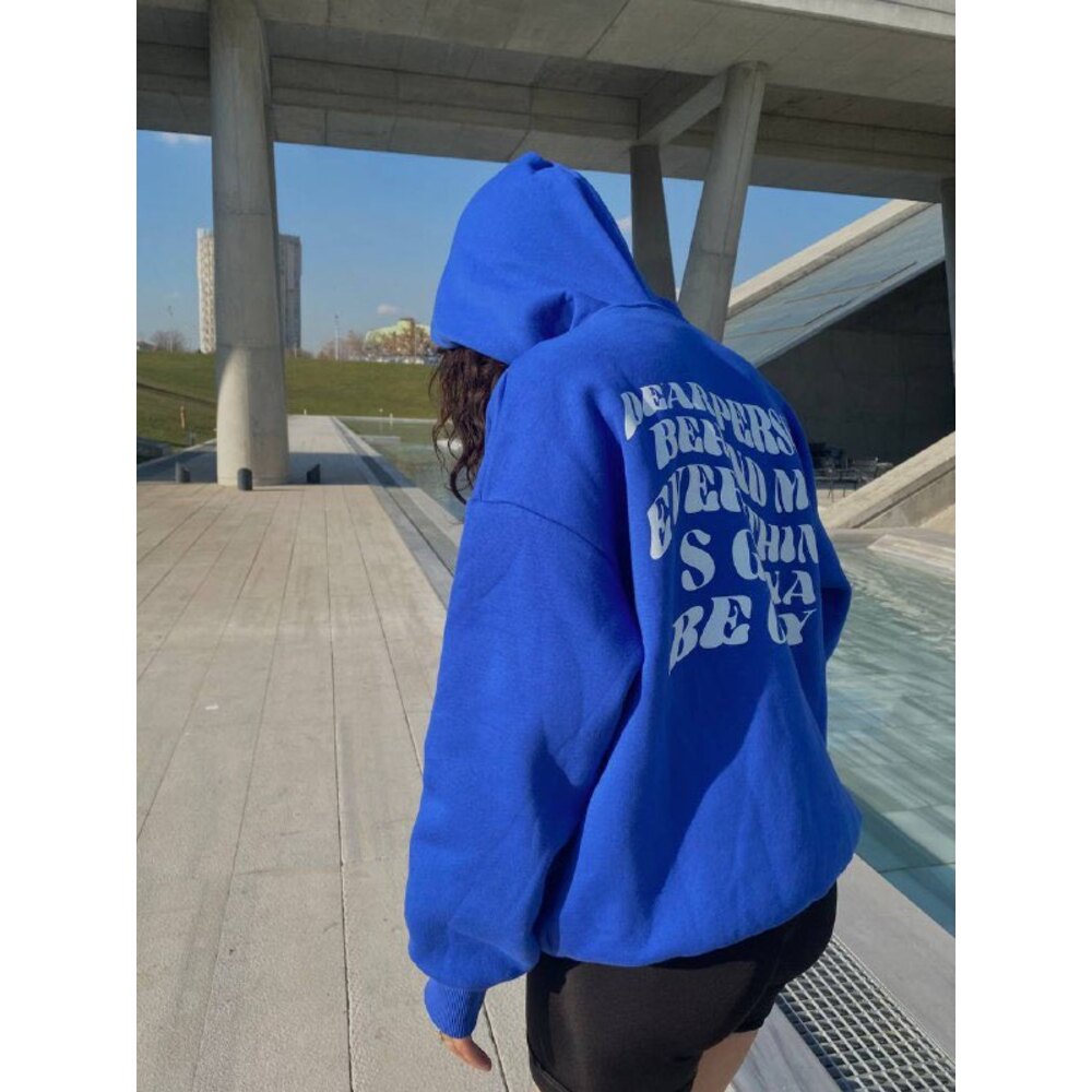 Luxe Hoodie Kobal Mavisi