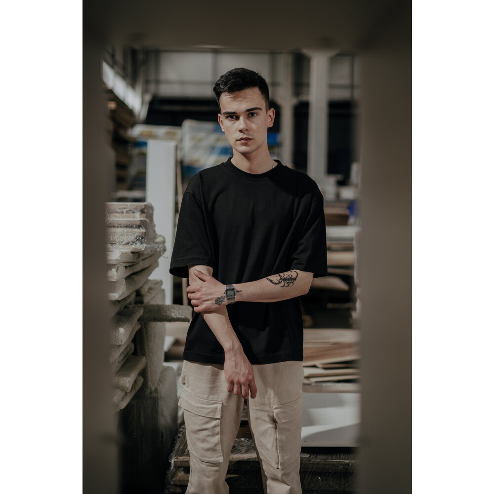 Second Oversize T-Shirt Siyah