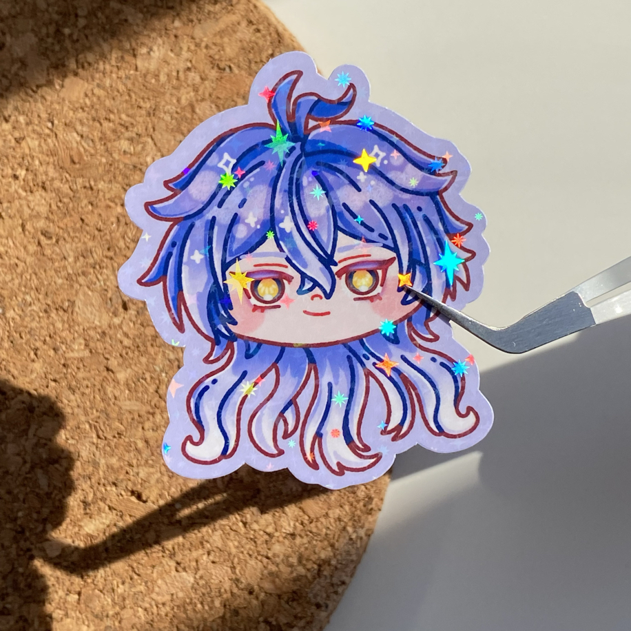 Flins - Hologramlı Sticker | Meowgic Shop =^·ω·^=