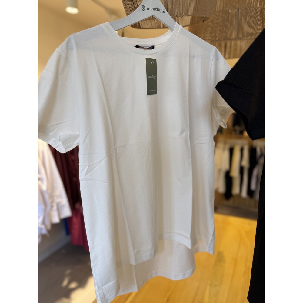 Arkası Uzun Basic Tshirt 