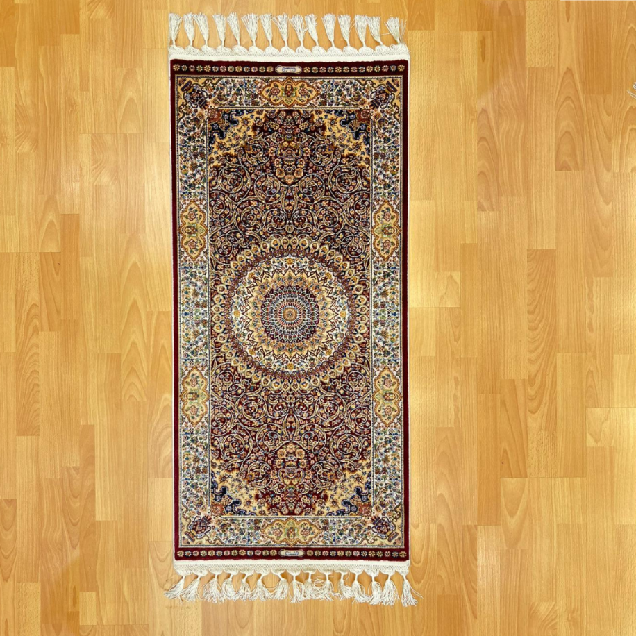 Saray Madalyon Desenli 60 x 120 CM İpek Halı 