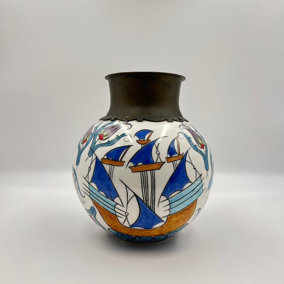 Dekoratif Seramik Özel Seri Çini Vazo