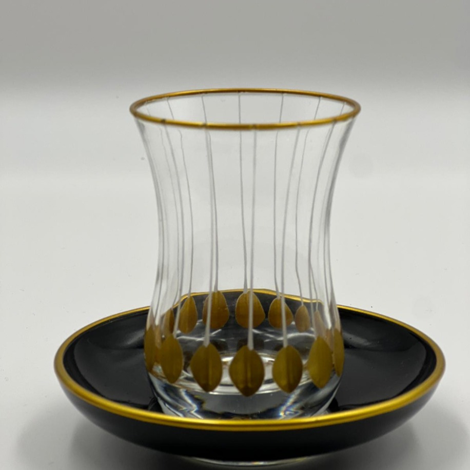 Yağmur Damlası i6 Kişilik Çay Bardağı Seti