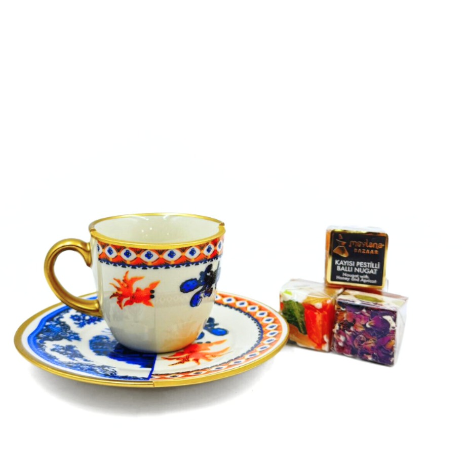 Rustik 6 Kişilik Kahve Fincan Takımı