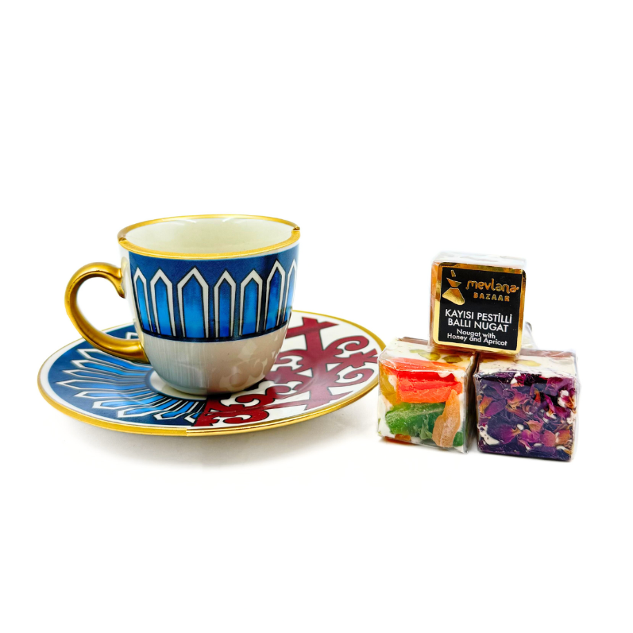 Violet 6 Kişilik Kahve Fincan Takımı