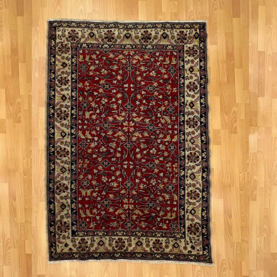 Kayseri Çiçek Motifli 216 x 166 El Dokuma Halı 