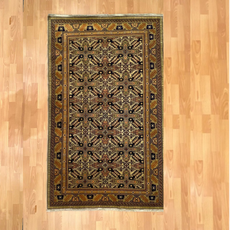 Kayseri Şah Abbas Çiçek Desenli 173 x 116 El Dokuma Halı 