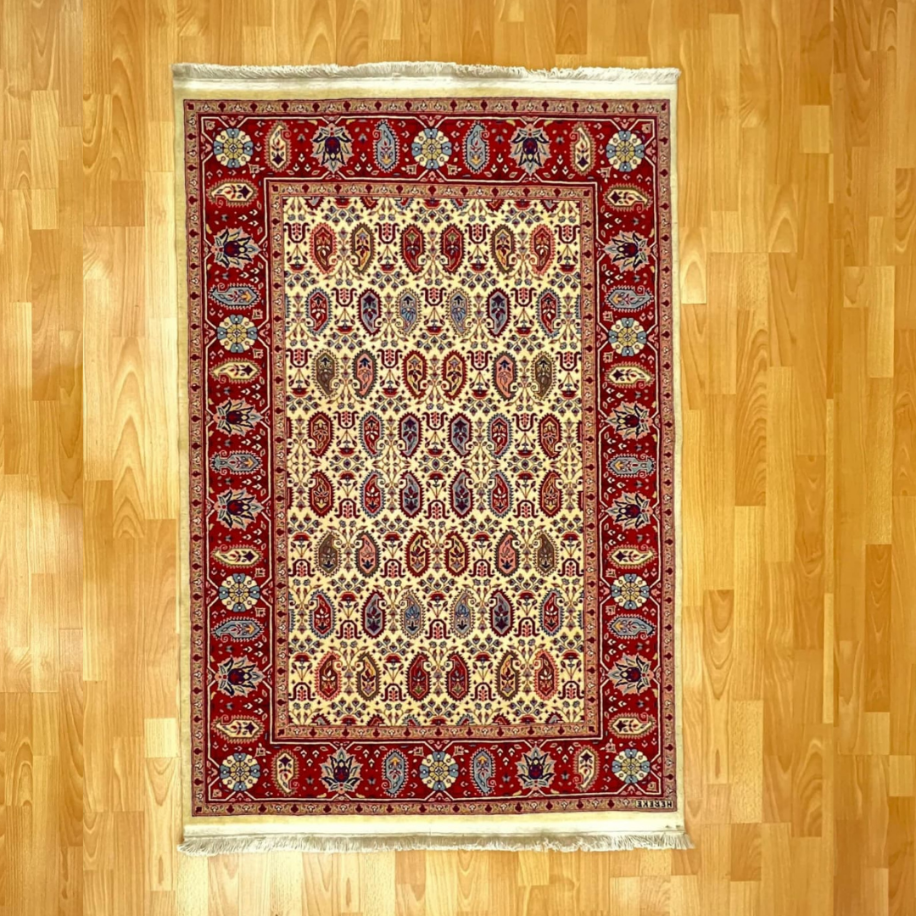 Hereke 260 X 172 Şal (Buta) Desenli El Dokuma Halı  