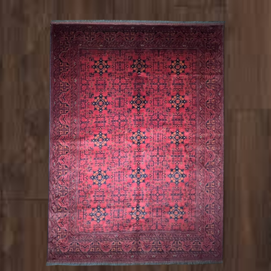 Afgan Halmuh 285 x 204 El Dokuma Halı 