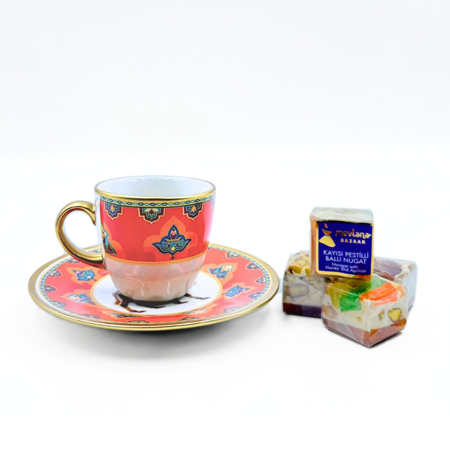 Semerkant 6 Kişilik Kahve Fincan Takımı 