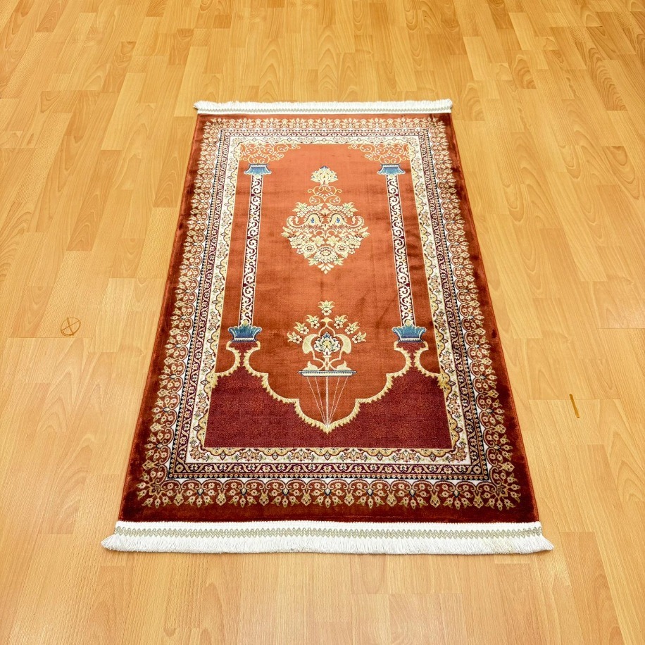 Özel Seri İpek Seccade Kahve